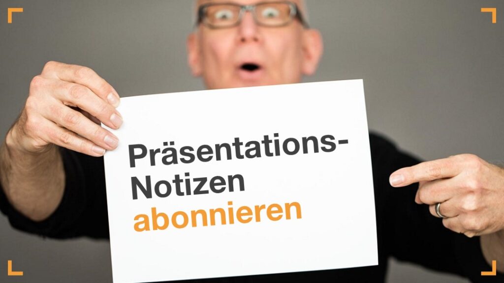 Präsentations-Notizen abonnieren